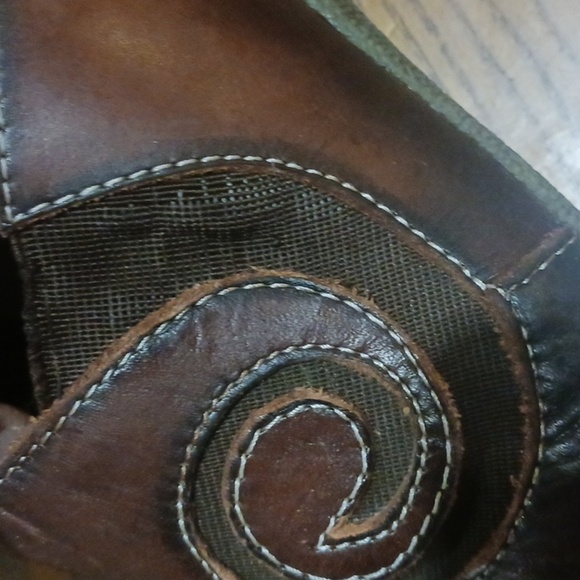 L' Artiste Spring Step Comfort Burgundy Brown Leather Slip On Casual Sho… - Picture 12 of 12